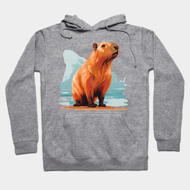 capybara Hoodie by piratesnow